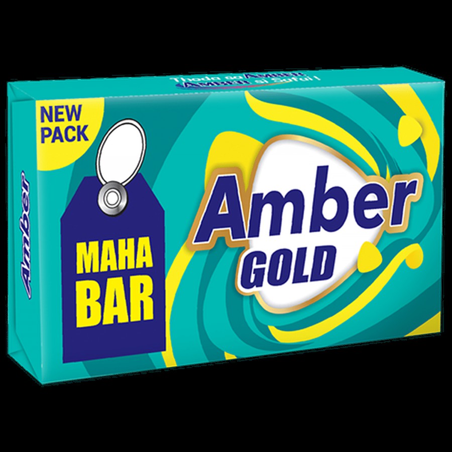 Amber Gold Maha Detergent Bar - Removes Dirt & Spot