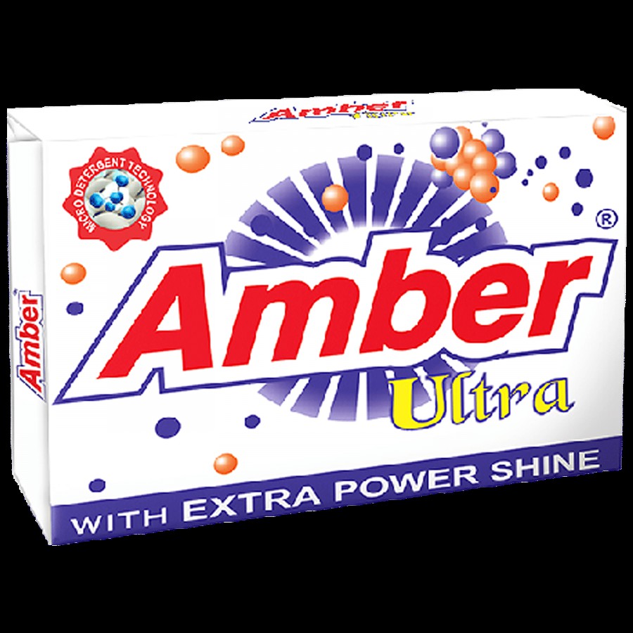 Amber Ultra Detergent Bar - With Extra Shine