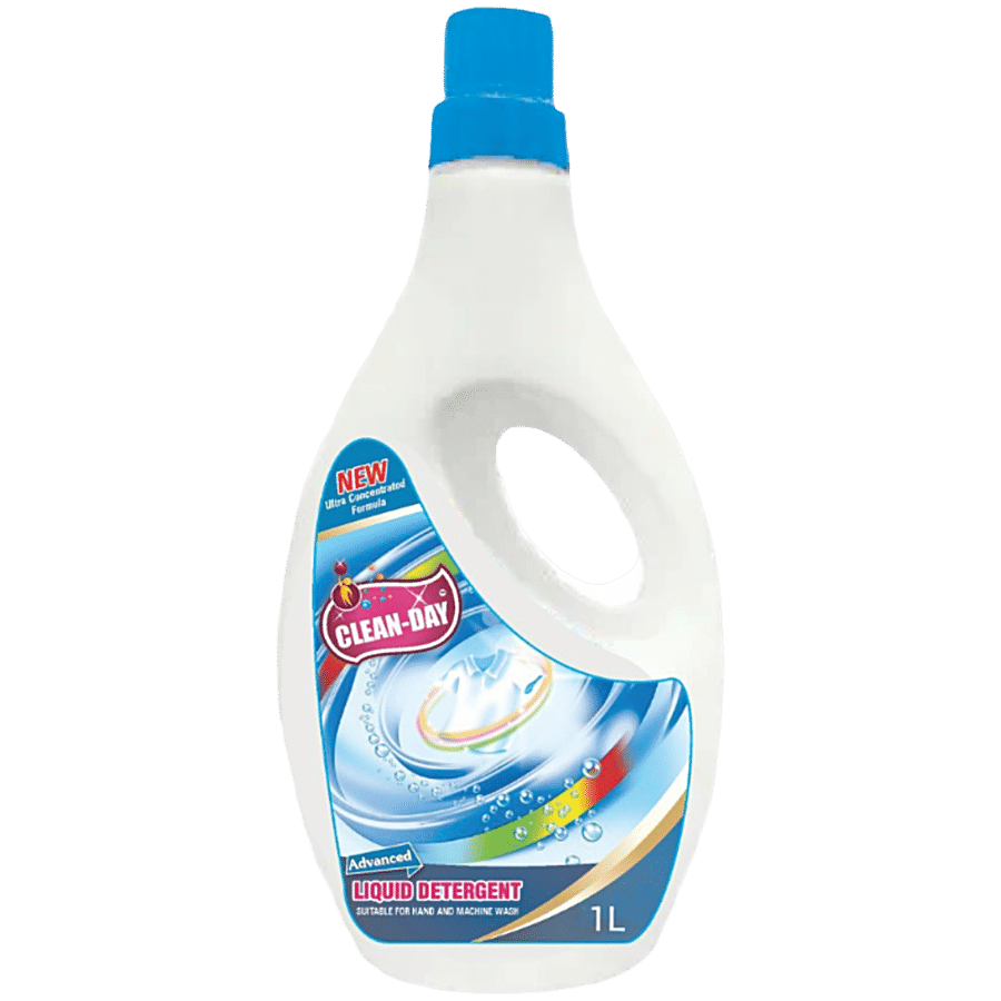 Clean Day  Advanced Liquid Detergent - For Both Hand & Machine Wash