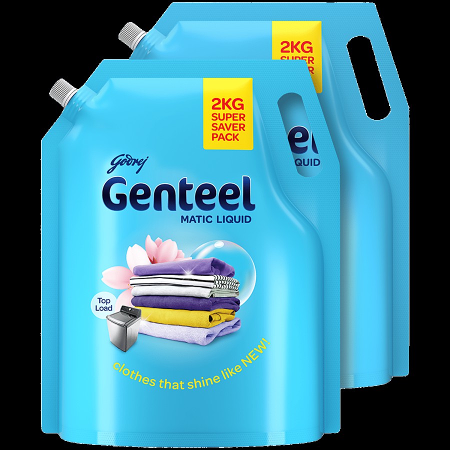 Genteel Matic Liquid Detergent -  For Top Load Washing