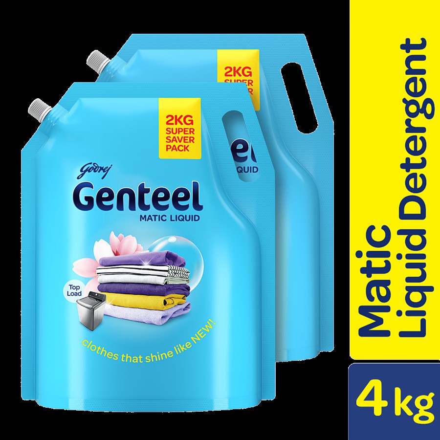 Genteel Matic Liquid Detergent -  For Top Load Washing