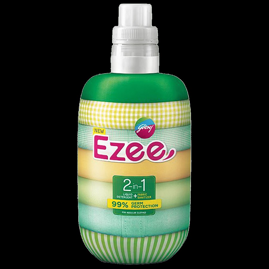 Godrej Ezee 2-In-1 Liquid Detergent + Fabric Sanitizer - Front Load