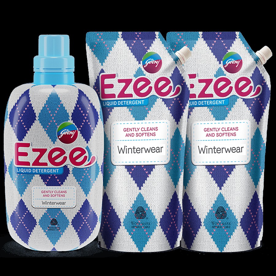 Godrej Ezee Liquid Detergent for Winter Wear - Woolmark Certified