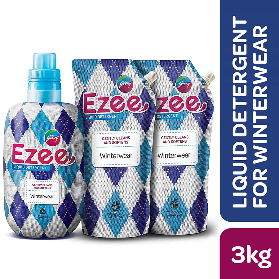 Godrej Ezee Liquid Detergent for Winter Wear - Woolmark Certified