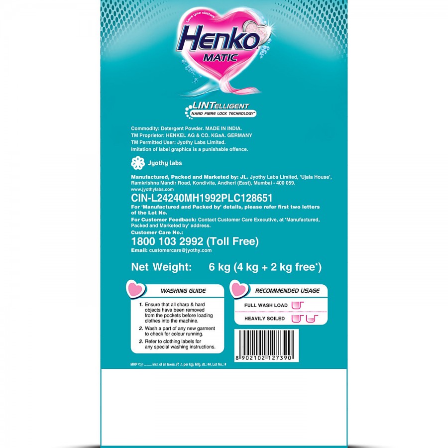 Henko Matic Front Load Detergent Powder