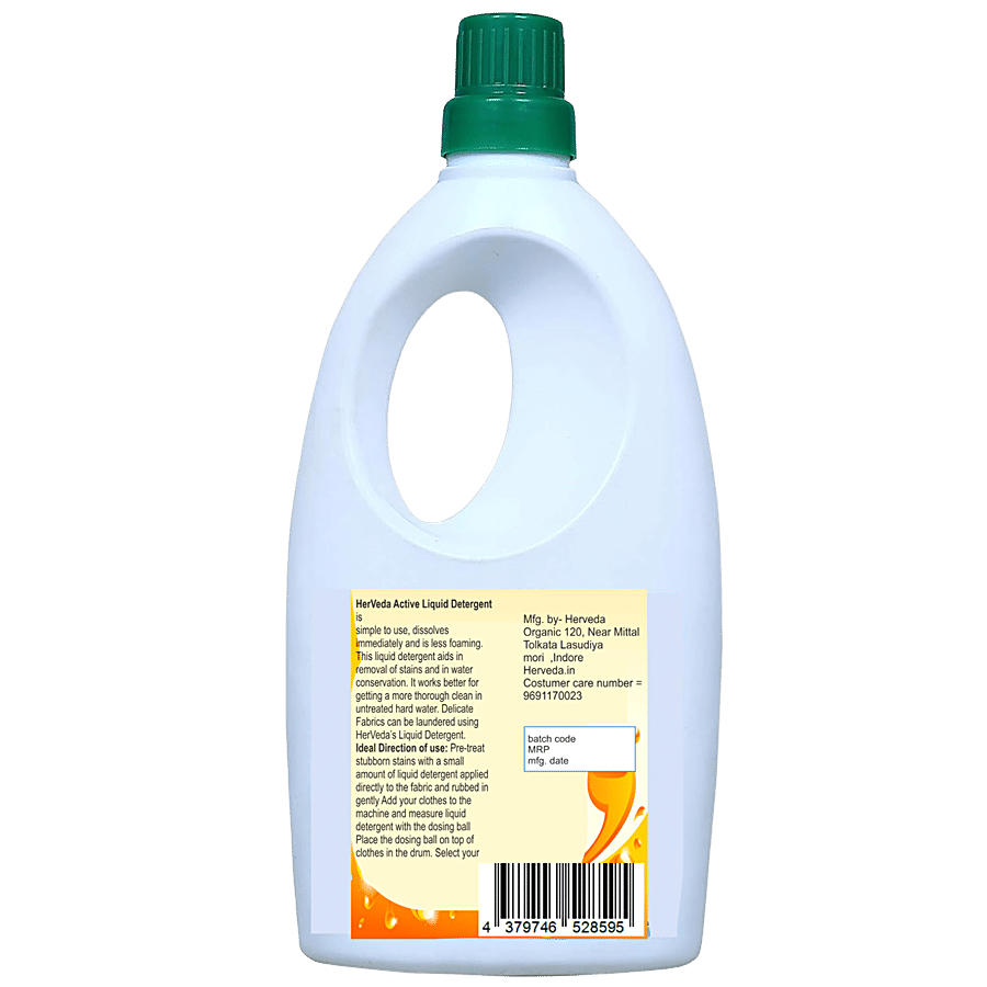 HerVeda  Active Liquid Detergent - Top Load