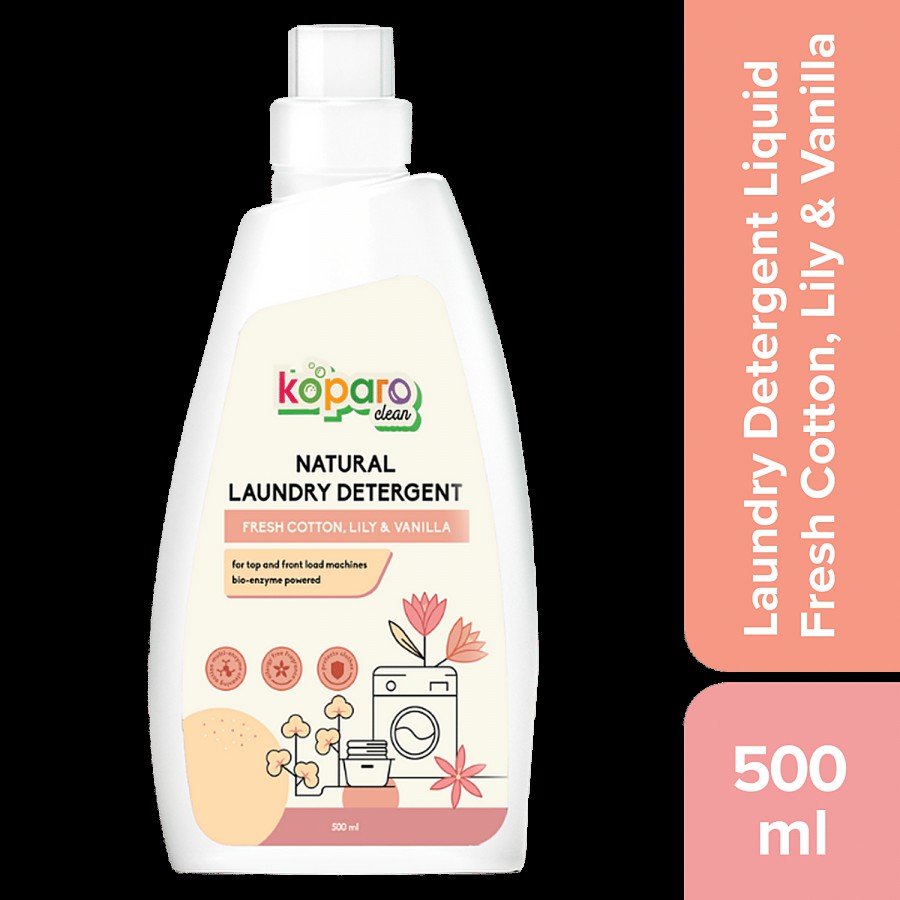 Koparo Clean Laundry Detergent Liquid - Fresh Cotton