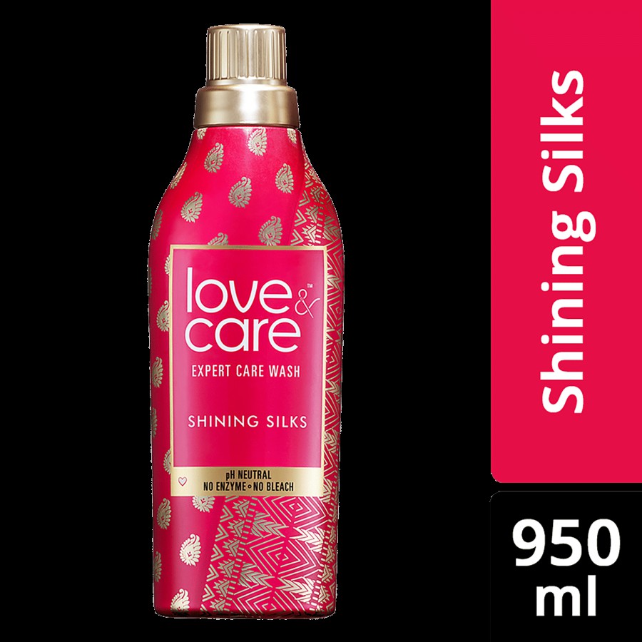 Love & Care Shining Silks Expert Care Wash Detergent Liquid