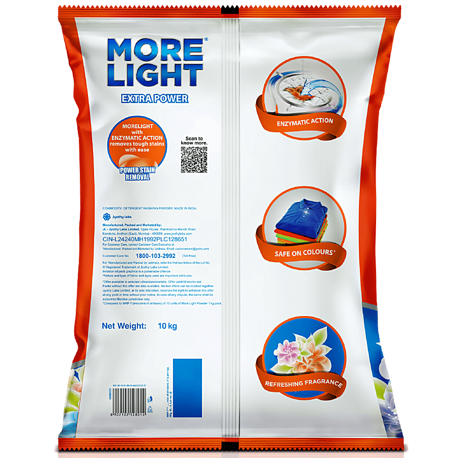 MORE LIGHT Extra Power Detergent Powder