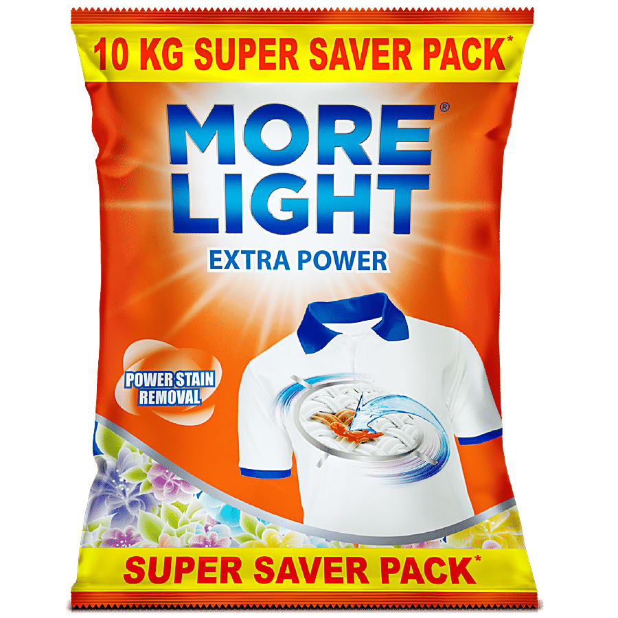 MORE LIGHT Extra Power Detergent Powder