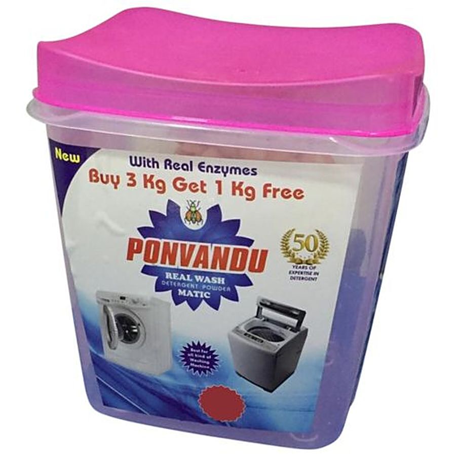 Ponvandu Real Wash Detergent Powder - Matic