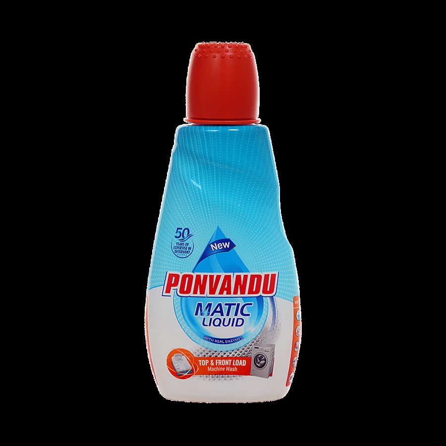 Ponvandu Matic Liquid Detergent - Cleans Off Dirt