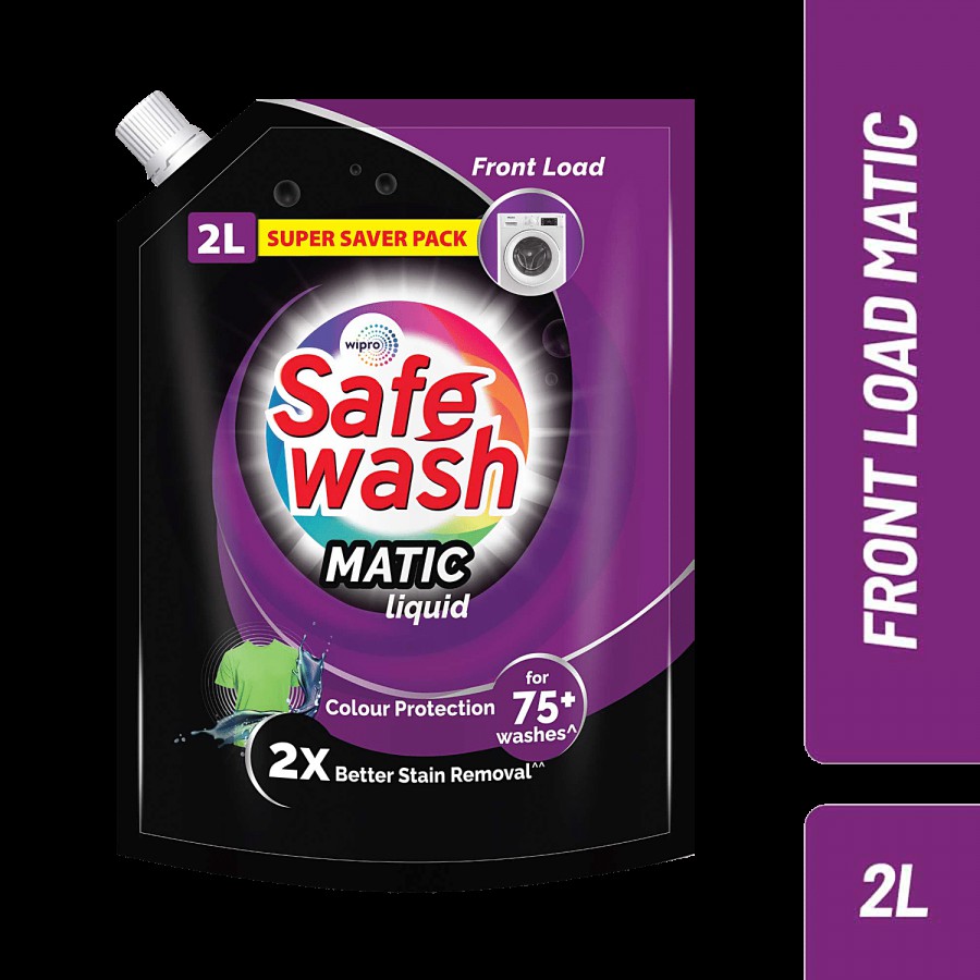 Safewash Front Load Matic Liquid Detergent - 2X Stain Removal