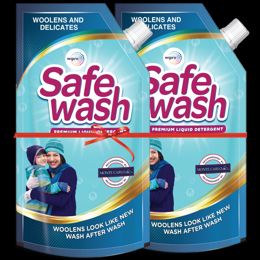 Safewash Premium Liquid Detergent - For Woolens & Delicates