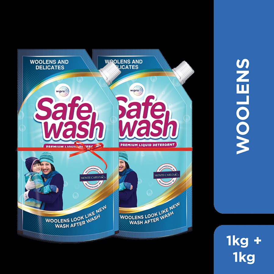 Safewash Premium Liquid Detergent - For Woolens & Delicates