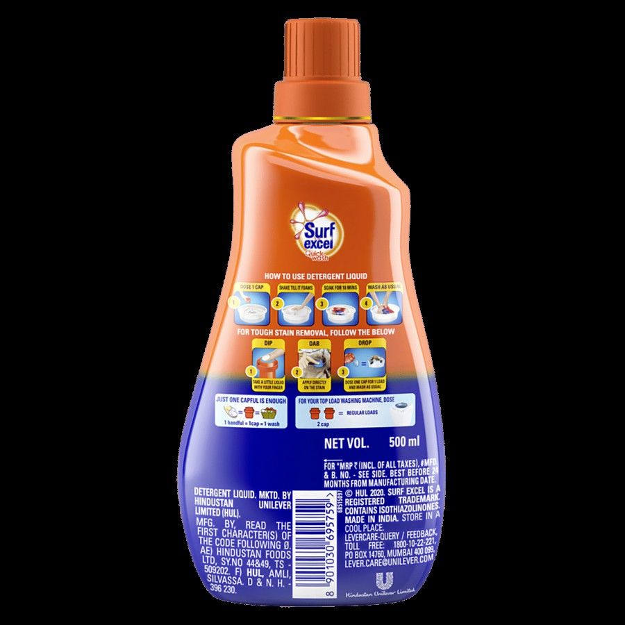 Surf Excel Quick Wash Liquid Detergent