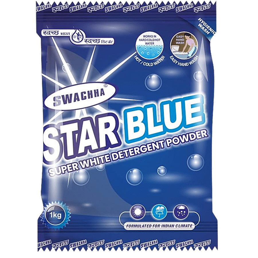 Swachha Star Blue Super White Detergent Powder