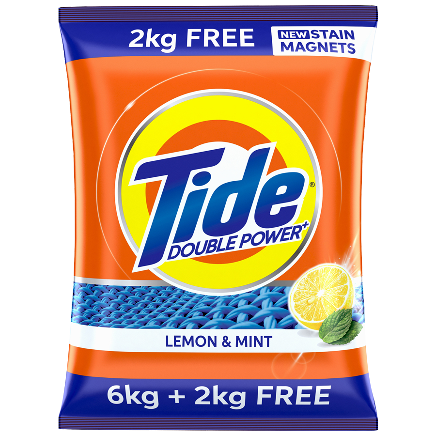 Tide Plus Double Power Detergent Washing Powder - Lemon & Mint