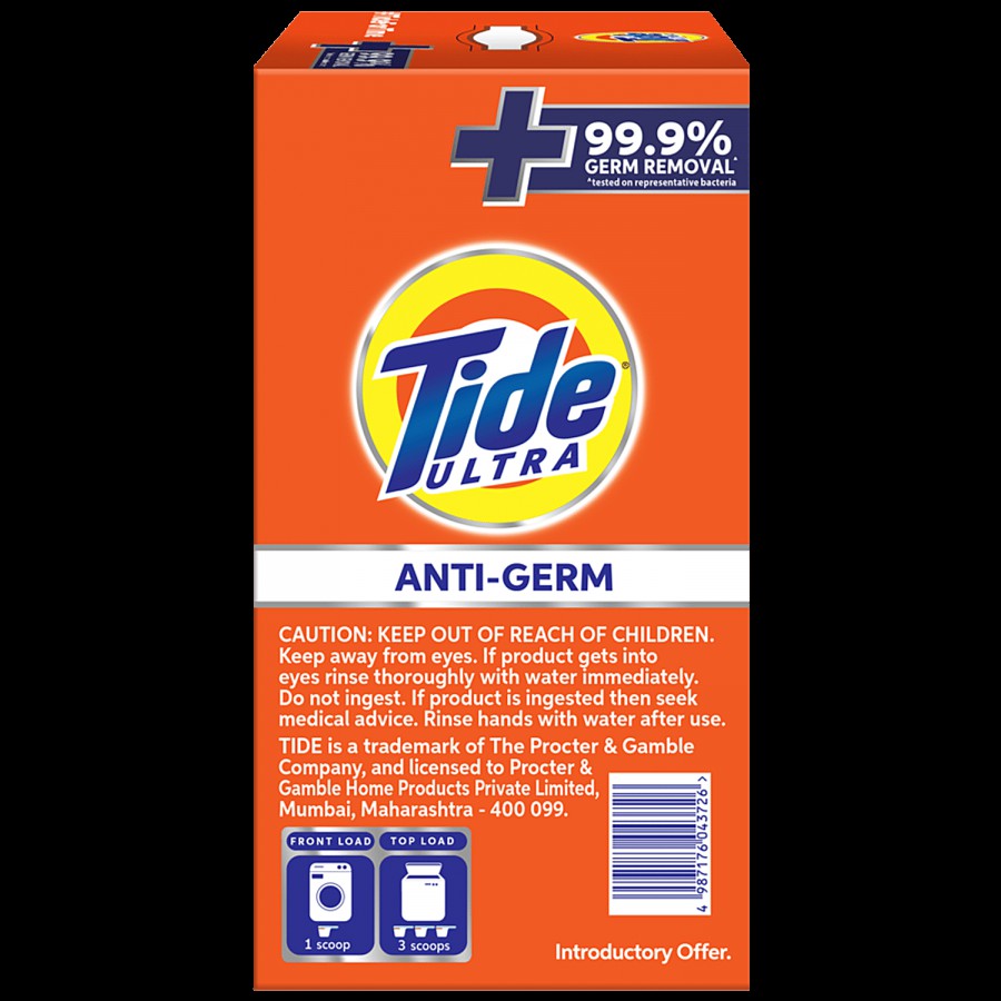 Tide Ultra Anti-Germ Detergent Washing Powder