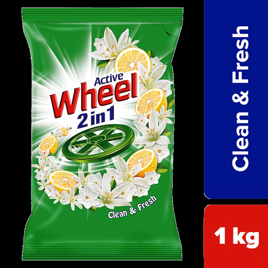 Wheel  Green Lemon & Jasmine Detergent Powder