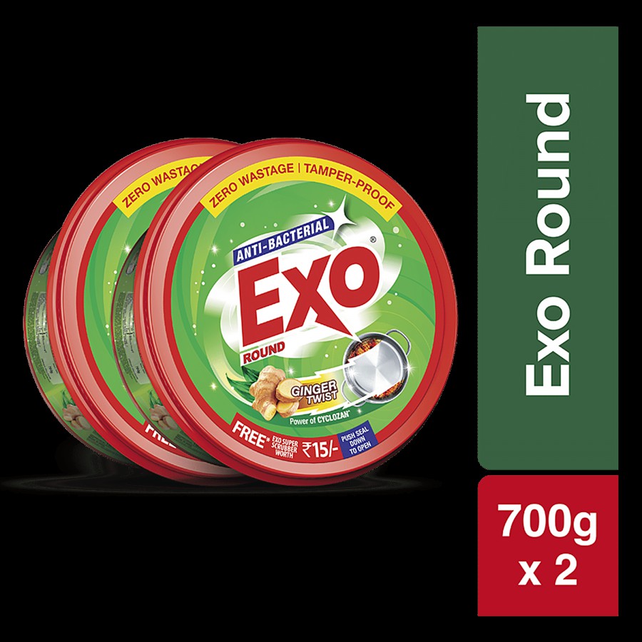 Exo Anti-Bacterial Dishwash Bar Round