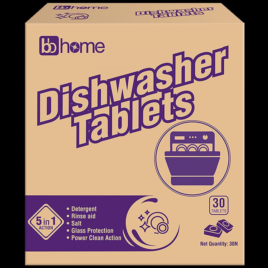 bb home BB Home Dishwasher Tablet ( Pack of 30)-Pack of 2