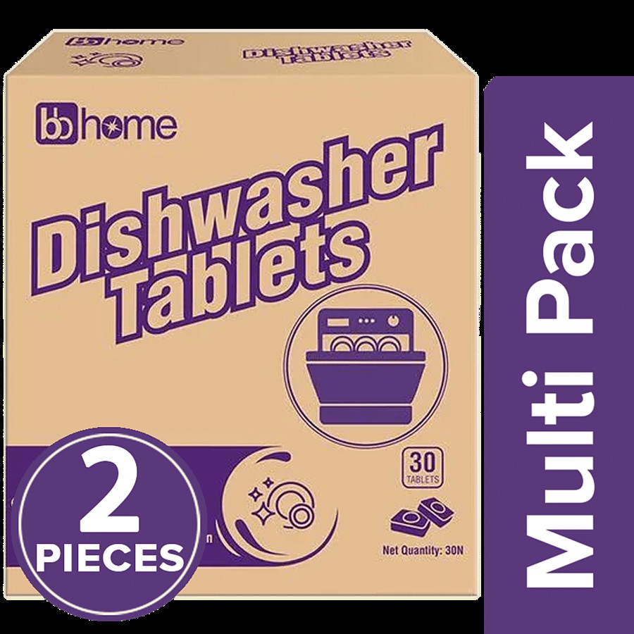 bb home BB Home Dishwasher Tablet ( Pack of 30)-Pack of 2