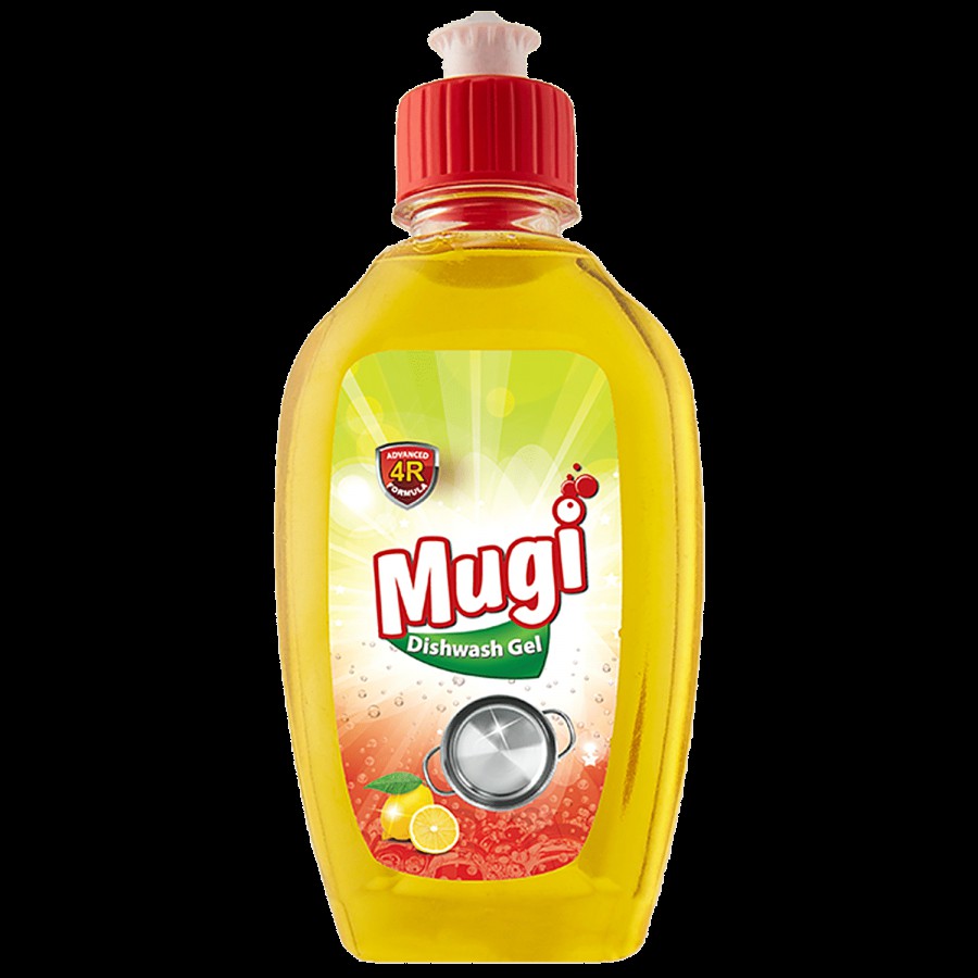 mugi   Dish Wash Gel - Removes Stains & Grease