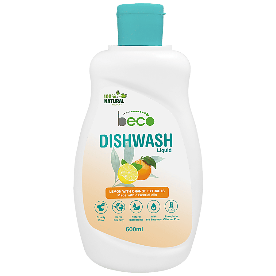 BECO Dishwash Liquid Gel - With Plant Based Essential Oil