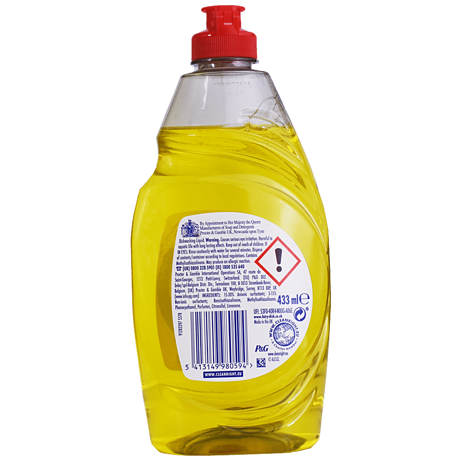 Fairy Dishwashing Liquid Lemon - Lift Action