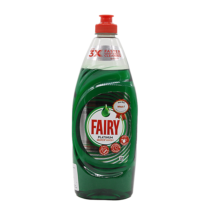 Fairy Dishwashing Platinum Quick Wash Washing Up Liquid - Original