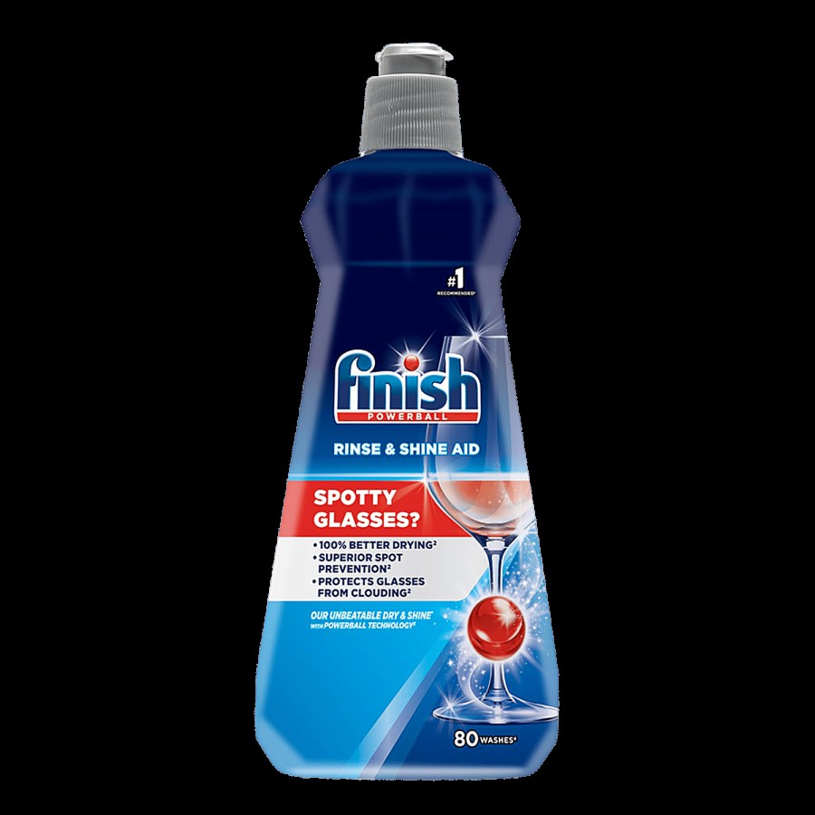 Finish Rinse & Shine Aid Dishwash Liquid