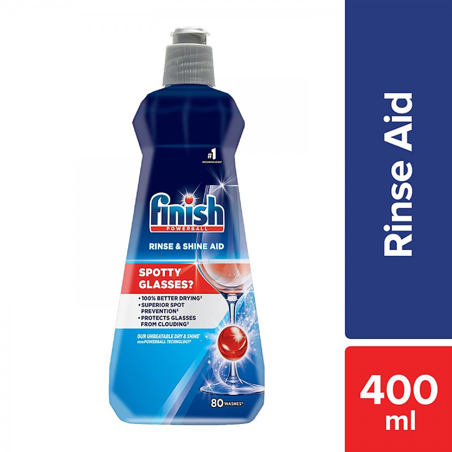 Finish Rinse & Shine Aid Dishwash Liquid