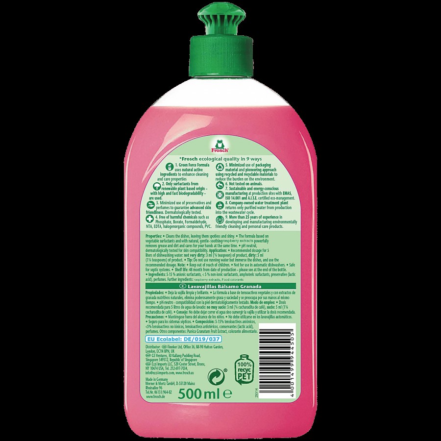 Frosch Frosch raspberry-dish-wash 500 g