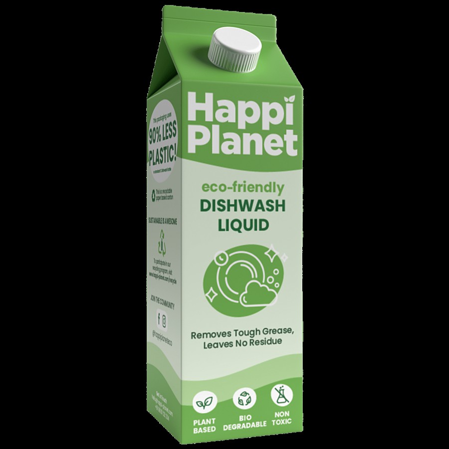 Happi Planet Dishwash Liquid Refill - Eco-Friendly