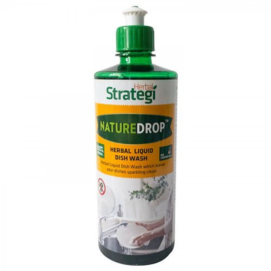 Herbal Strategi Naturedrop Liquid Dish Wash - Herbal