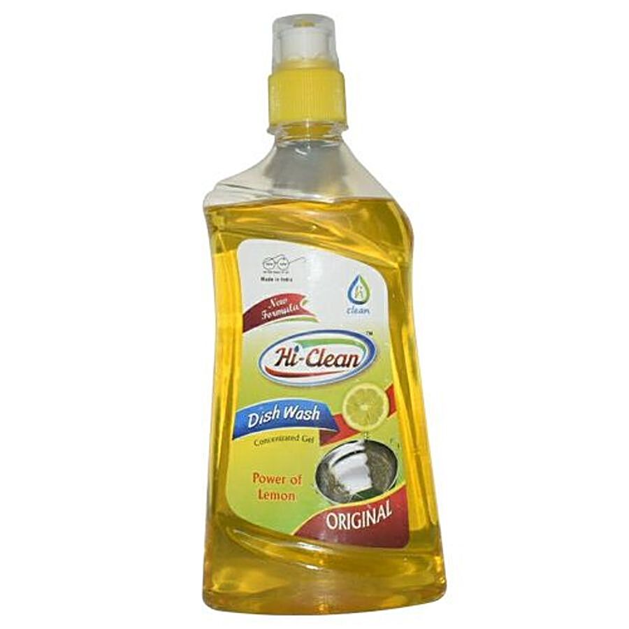 Hi-clean Dish Wash Concentrated Gel - Power of Lemon