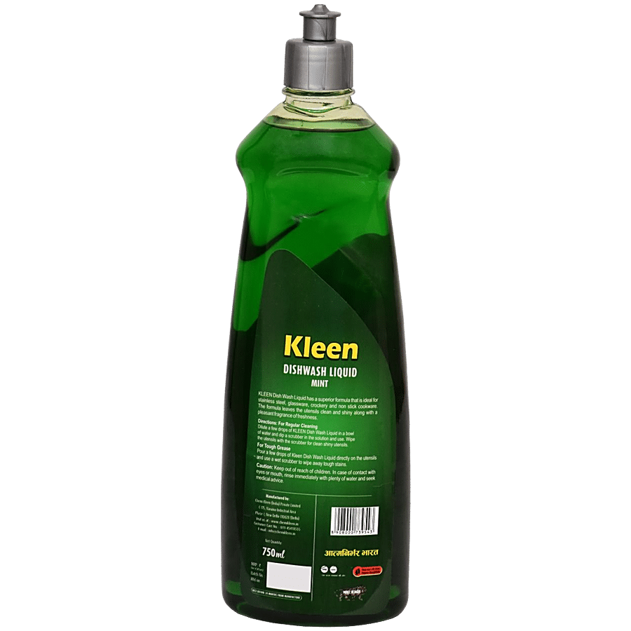 Kleen Dishwash Liquid - Mint