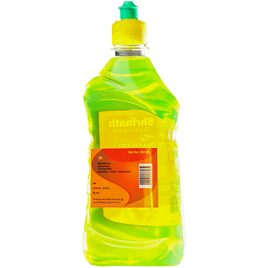 SHRINATH AYURVED Dish Washing Gel Liquid