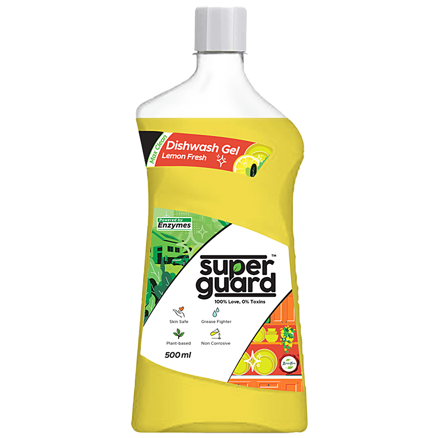 Super guard Dishwash - Lemon Fresh