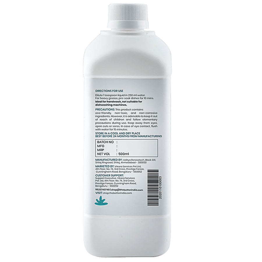 The Better Home Eco Friendly Dishwash Liquid