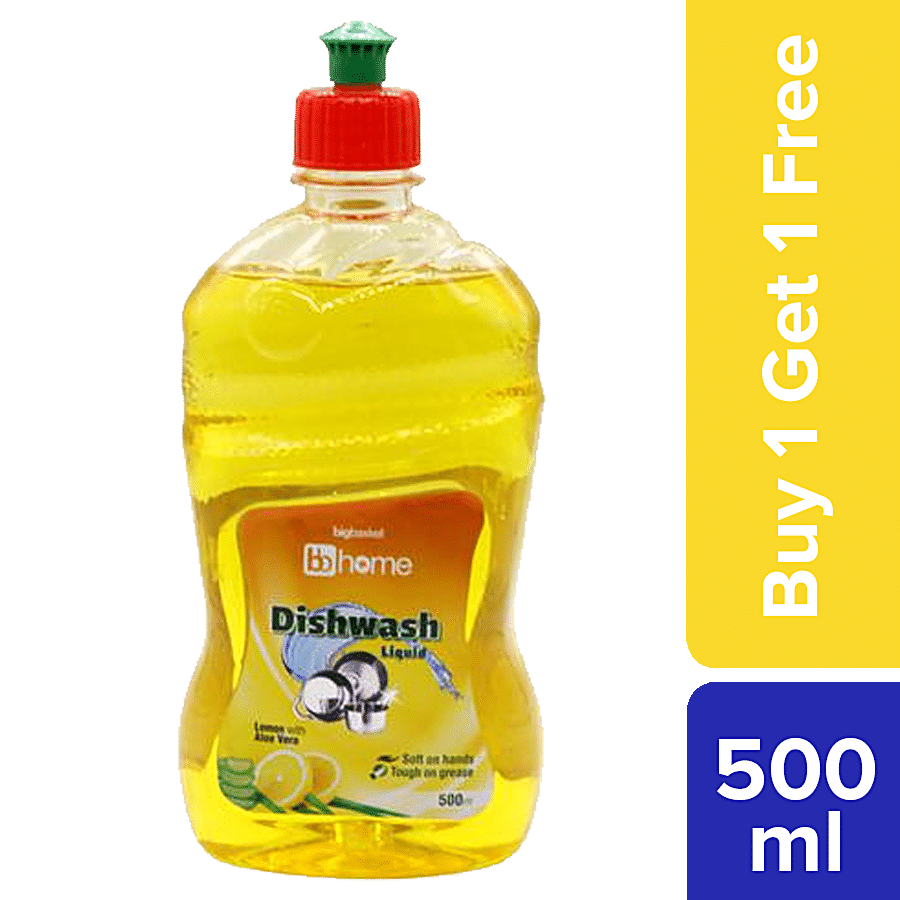 bb home Dishwash Liquid - Lemon With Aloe vera