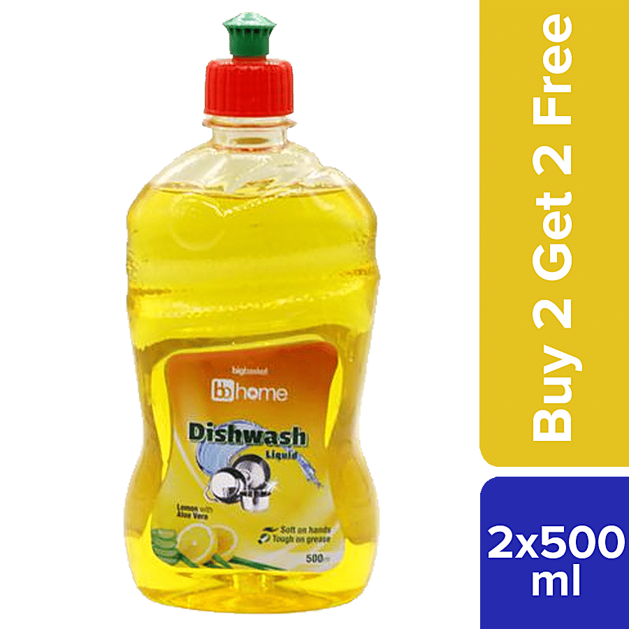 bb home Dishwash Liquid - Lemon With Aloe vera