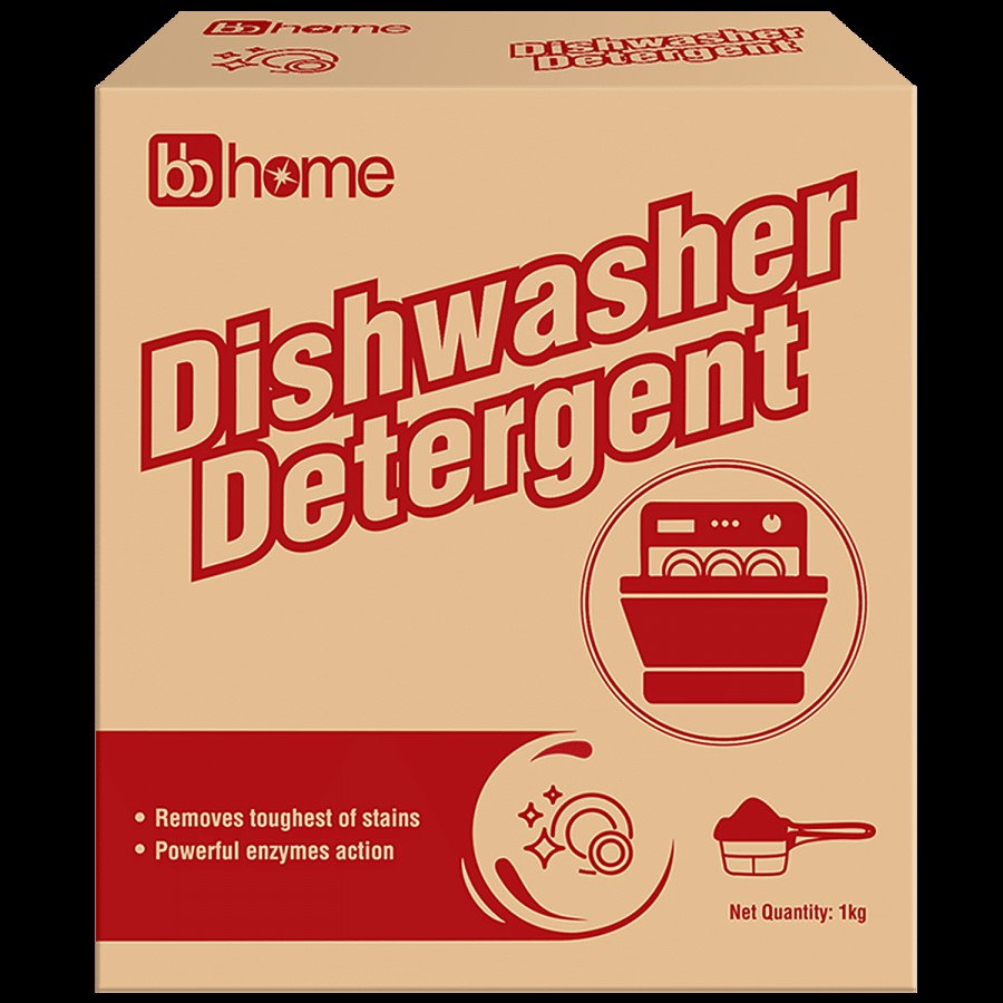 bb home BB Home Dishwasher Detergent-1kg-Pack of 2