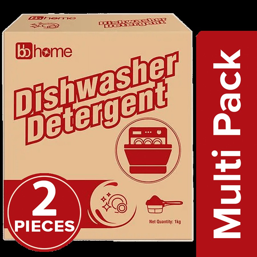 bb home BB Home Dishwasher Detergent-1kg-Pack of 2