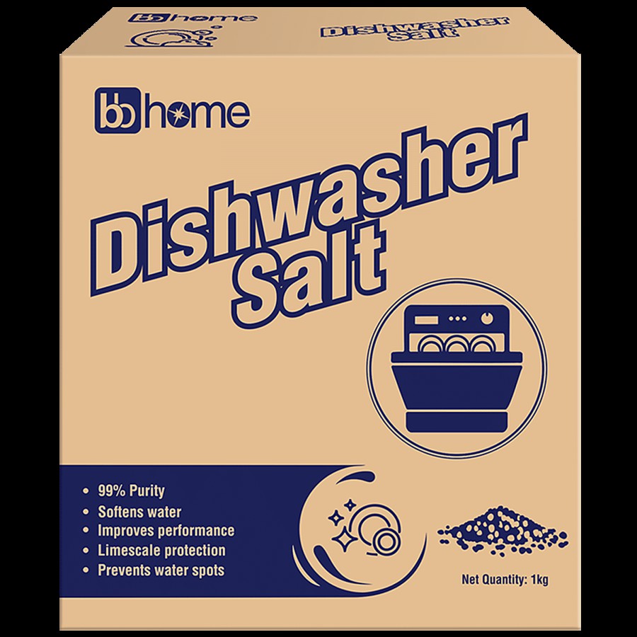 bb home BB Home Dishwasher Salt-1kg-Pack of 2