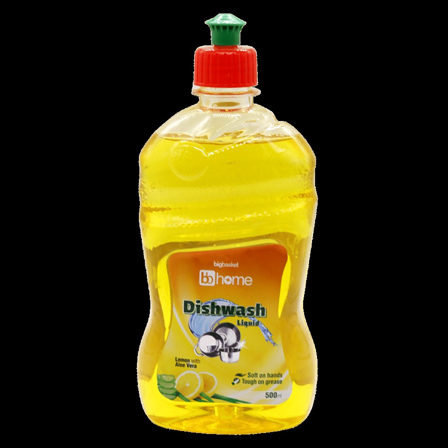 bb home Dishwash Liquid - Lemon With Aloe Vera