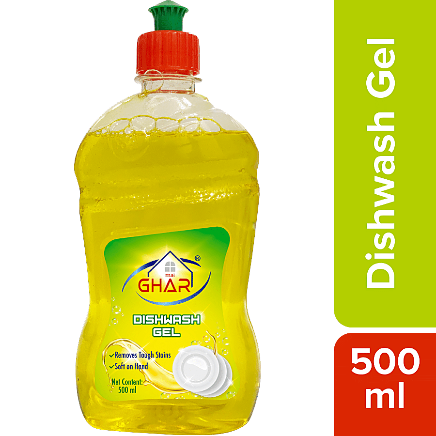 mai GHAR MAI Ghar Dish Wash Cleaner 500 ml +Floor Cleaner 1000 ml +Toilet Cleaner 1000 ml