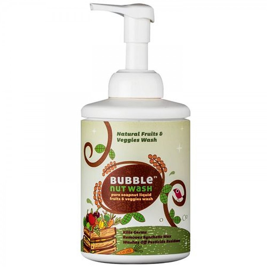 Bubblenut Wash Natural Fruits & Veggies Wash - Pure Soapnut Liquid