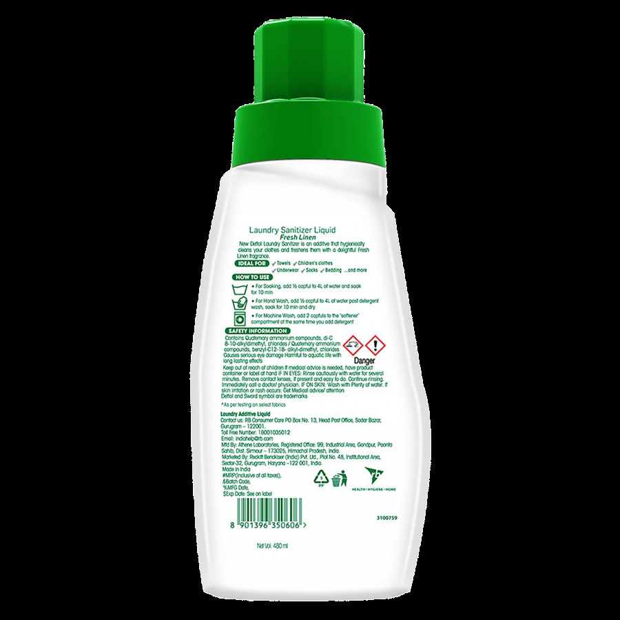 Dettol Laundry Sanitizer - Removes Germs